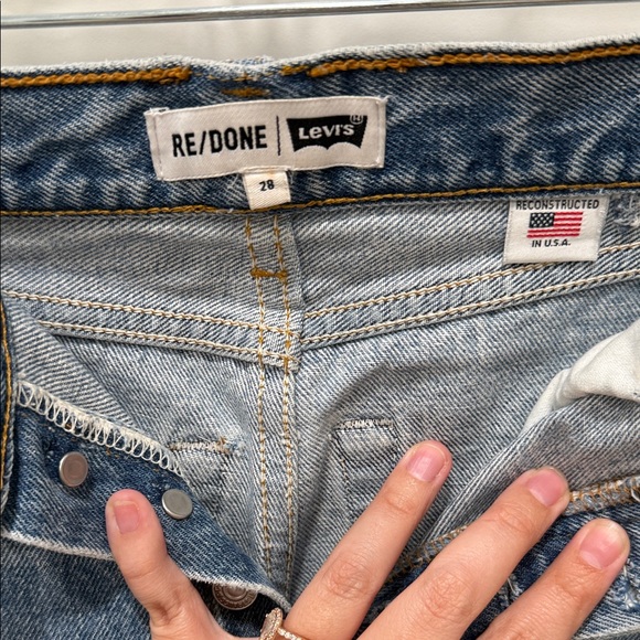 RE/DONE LEVI’S Women’s Blue Jeans - Picture 5 of 15